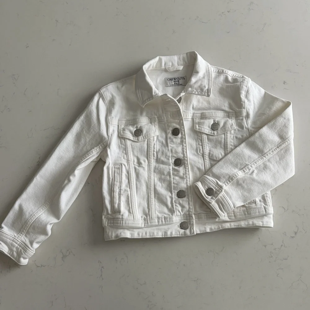 Crewcuts Girls' Cropped Denim Jacket